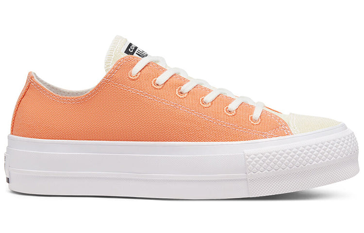 (WMNS) Converse Renew Cotton Chuck Taylor All Star Platform Low 'Fuel Orange' 567855C