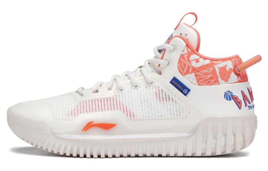 Li-Ning Badfive 3 Low 'White Orange' ABFT005-6