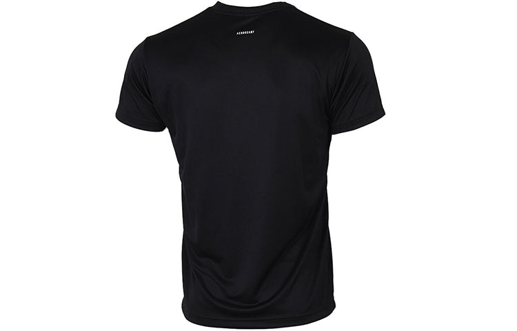 adidas Training Casual Sports Short Sleeve Black FM5369