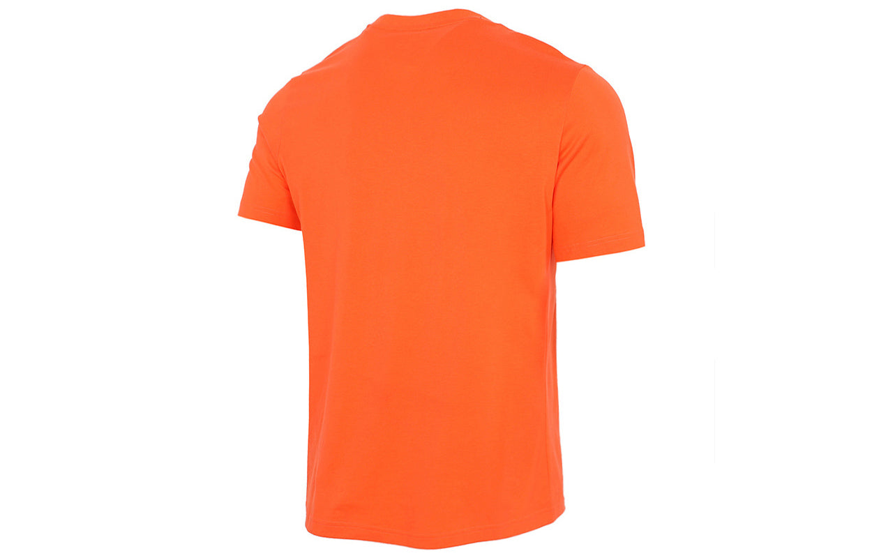 adidas neo Athleisure Casual Sports Round Neck Breathable Short Sleeve Orange GP4902