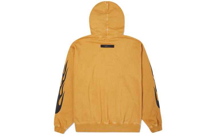 Converse Court-Ready Cloud Washed Graphic Hoodie 'Wheat' 10021990-A03