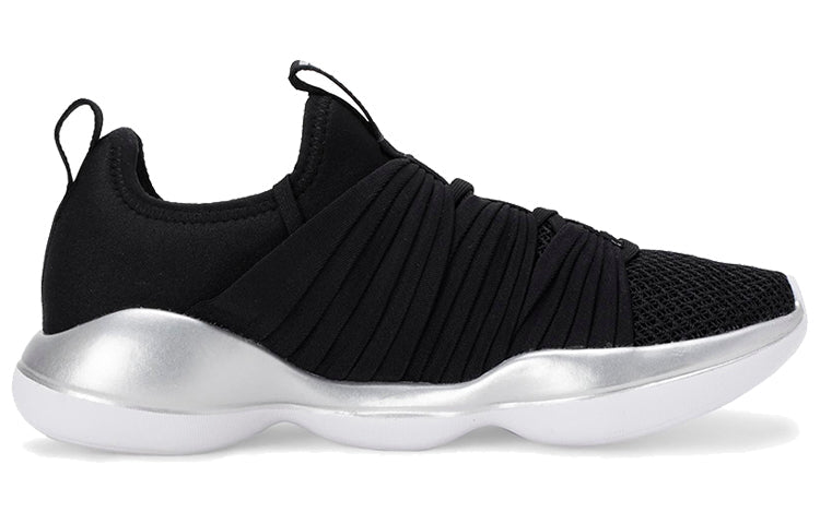 (WMNS) PUMA Flourish Low Top Black/Silver/White 192337-05