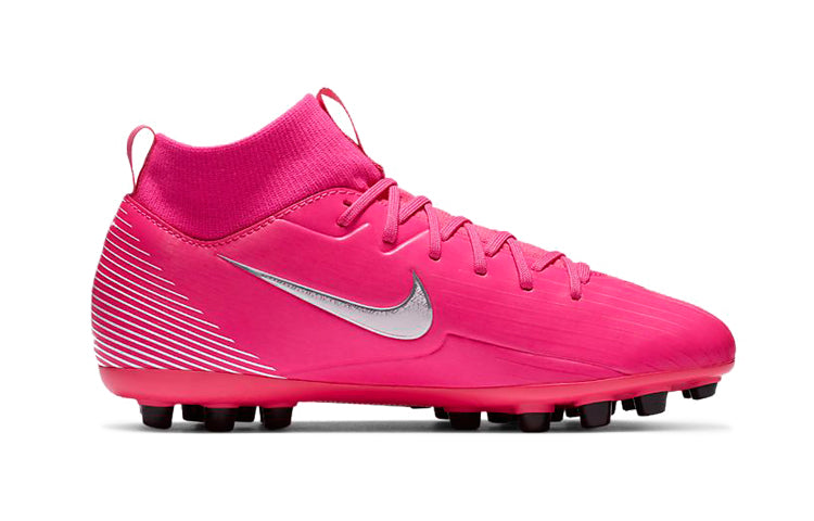 (GS) Nike Mercurial Superfly 7 Academy KM AG Artificial Grass 'Pinkred Black White' DB5610-611