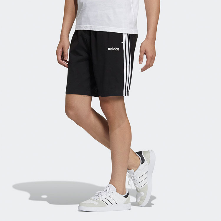 adidas neo Logo Printing Stripe Casual Sports Shorts Black GP4912