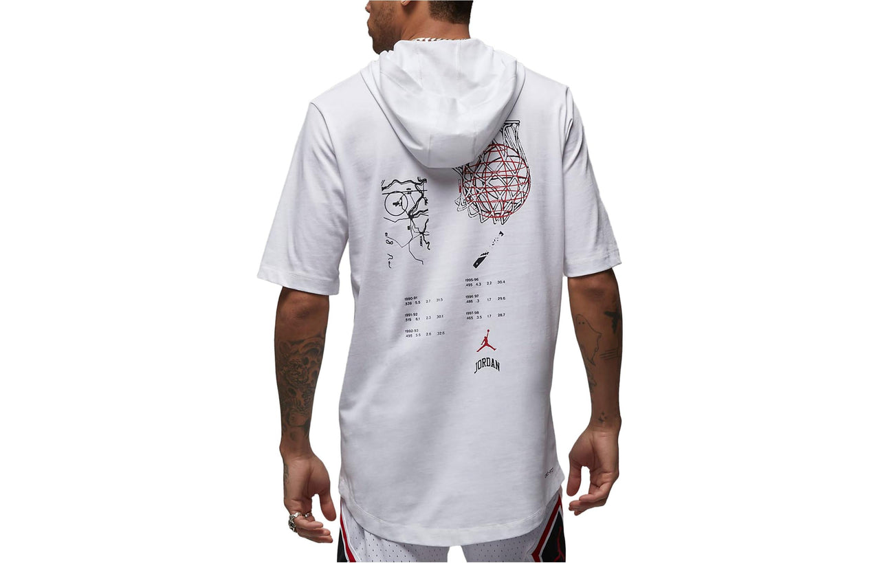 Air Jordan Sport Hooded T-Shirt 'White' FB7428-100