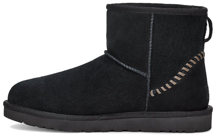 UGG Classic Mini Deco Suede Boot 'Black' 1115565-BLK