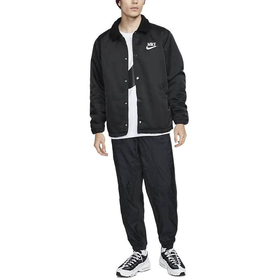 Nike Lined winterized coach jacket 'Black' DQ4192-010