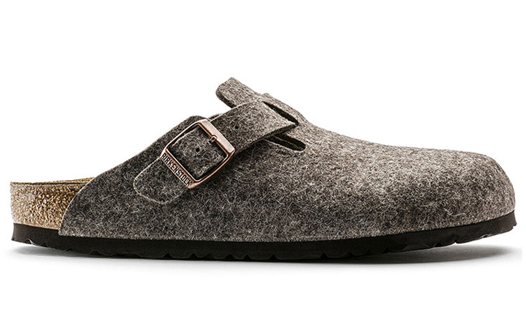 Birkenstock Boston Regular 'Wool Felt Cacao' 0160581