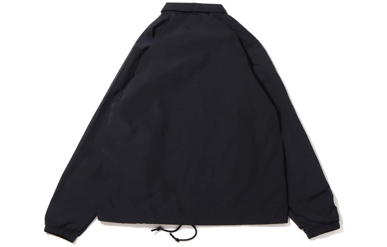 Men's Nike Solid Color Buckle Lapel Jacket Autumn Black DQ5006-010