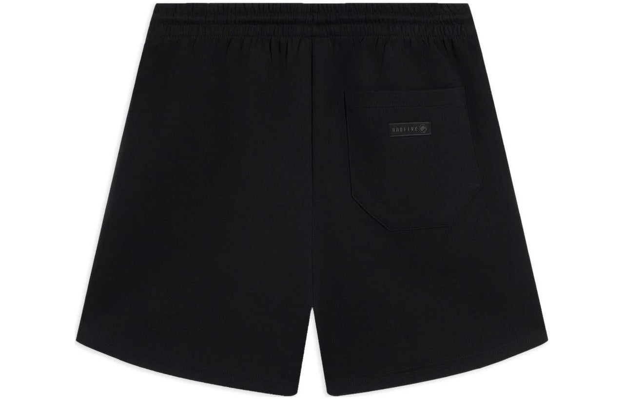 Li-Ning BadFive Hood Graphic Shanghai City Limited Shorts 'Black' AKSSA75-3