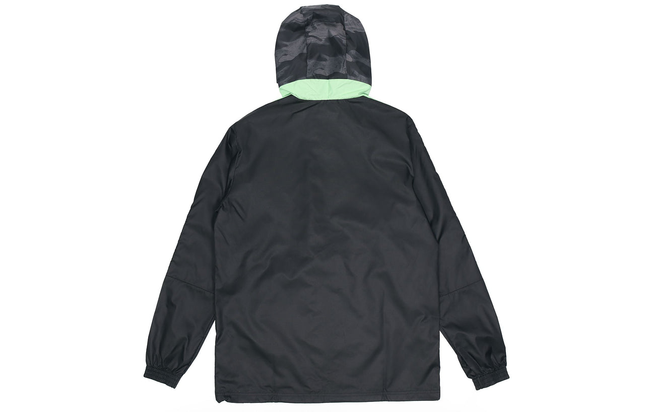adidas Manchester United Football Leisure Sports Hooded Jacket Black GQ2534