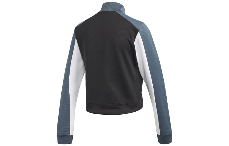(WMNS) adidas Tracktop Sports Short Jacket Colorblock GG6719