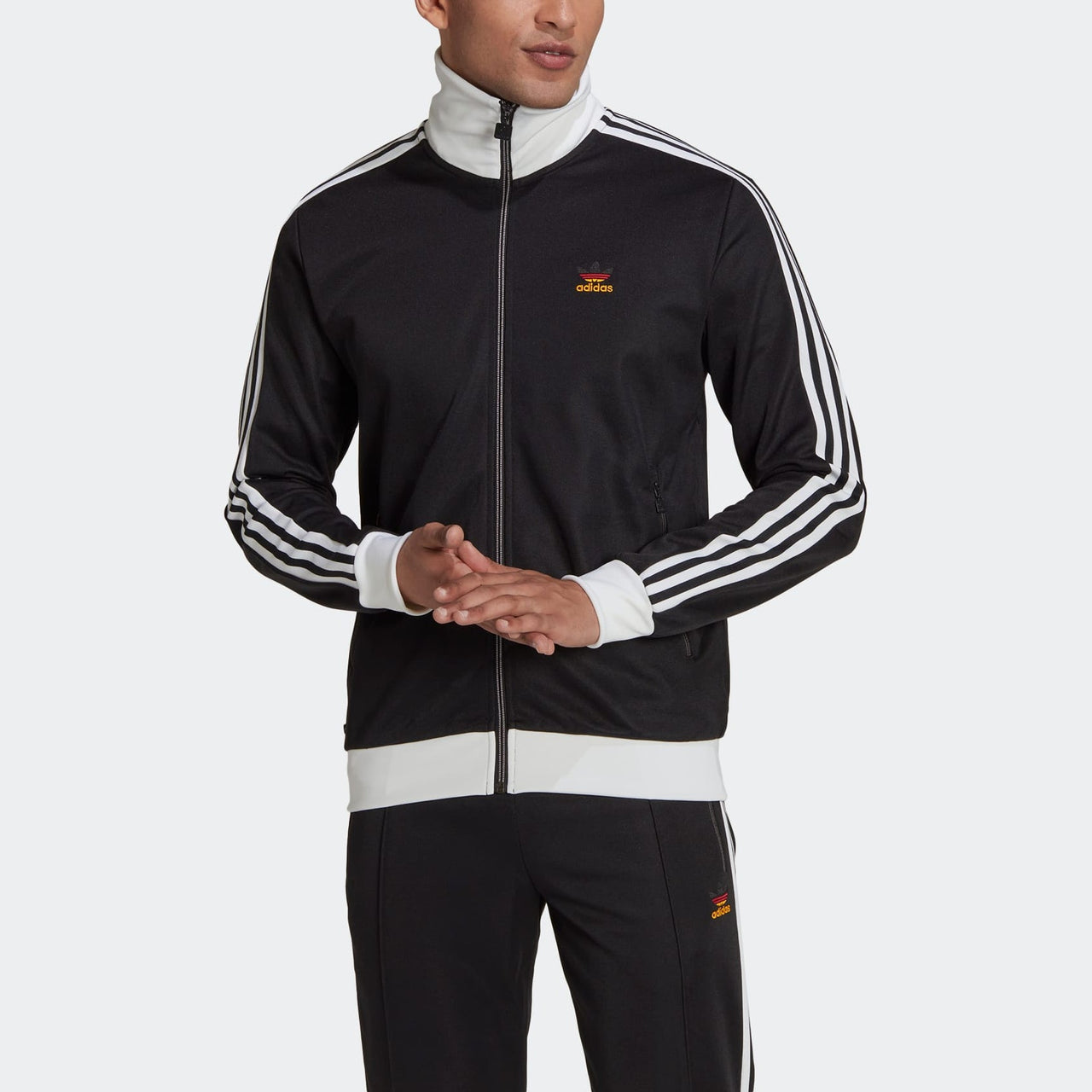 adidas originals Beckenbauer Track Jacket 'Black' HK7408