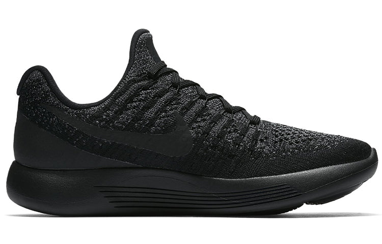 (WMNS) Nike LunarEpic Low Flyknit 2 'Black Dark Grey' 863780-004