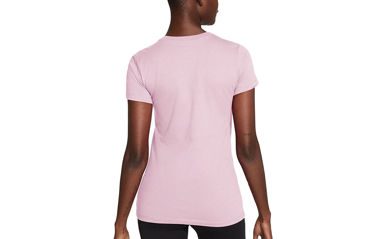 (WMNS) Nike Sportswear Logo Printing Training Sports Short Sleeve Pink Red T-Shirt CI1384-695
