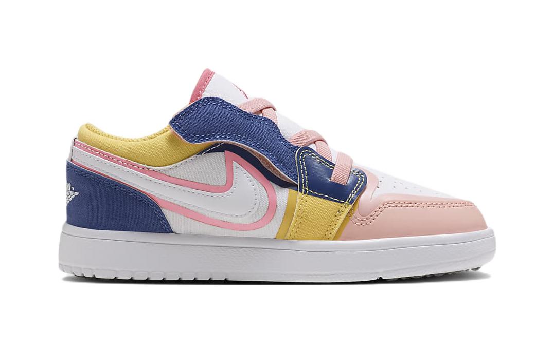 (PS) Air Jordan 1 Low ALT SE 'Pink Navy Yellow' FD2655-100