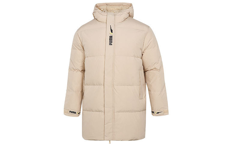 PUMA Windproof Down Warm Jacket 'Beige' 532916-20