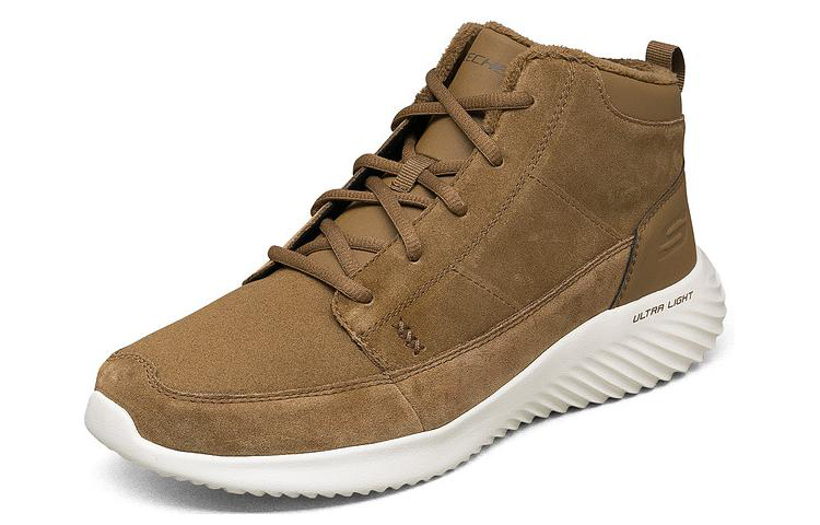 (WMNS) Skechers Go Walk Boots 'Tan White' 666160-BRN