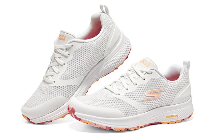 (WMNS) Skechers Go Run Consistent 'White Orange' 128292-WOR