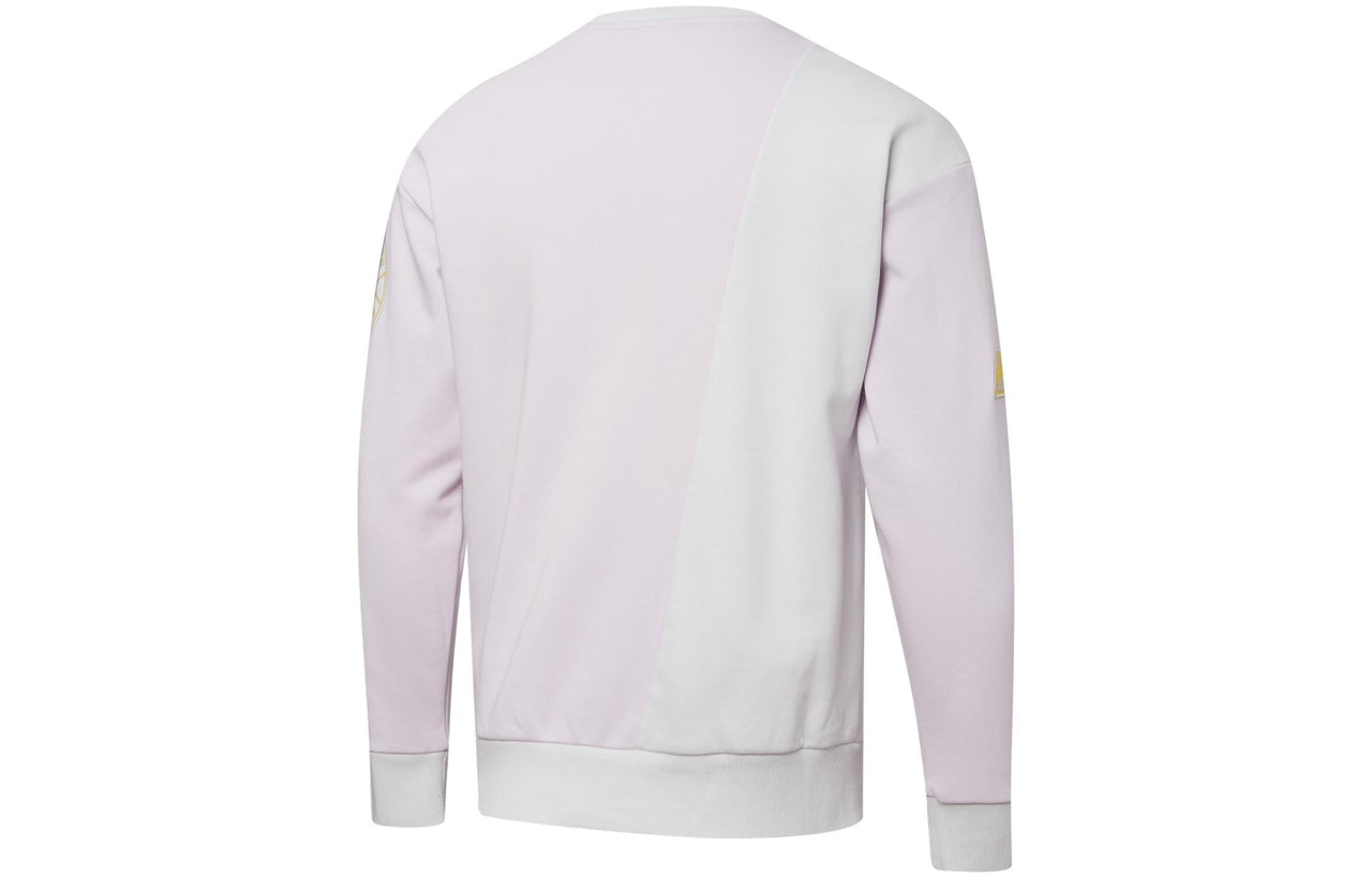 PUMA Mix Badge Long Crew Sweater 'Purple' 537008-17
