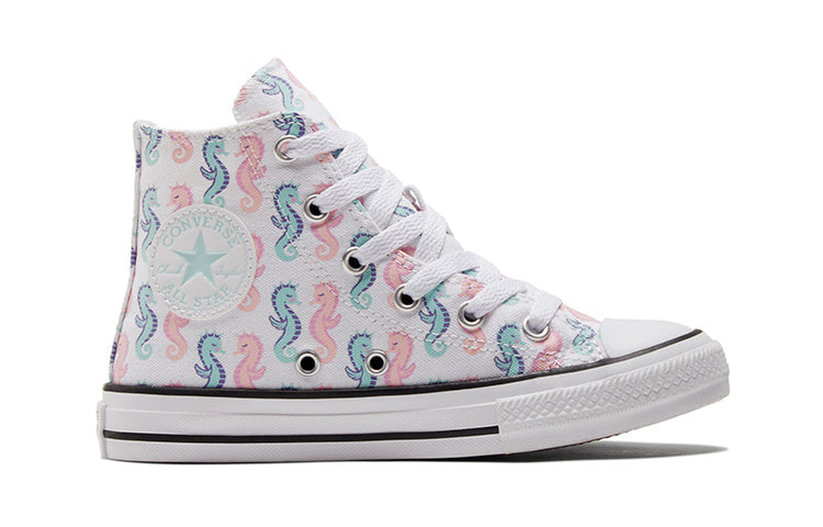 Converse Chuck Taylor All Star Sneakers K White/Blue/Pink 372871C