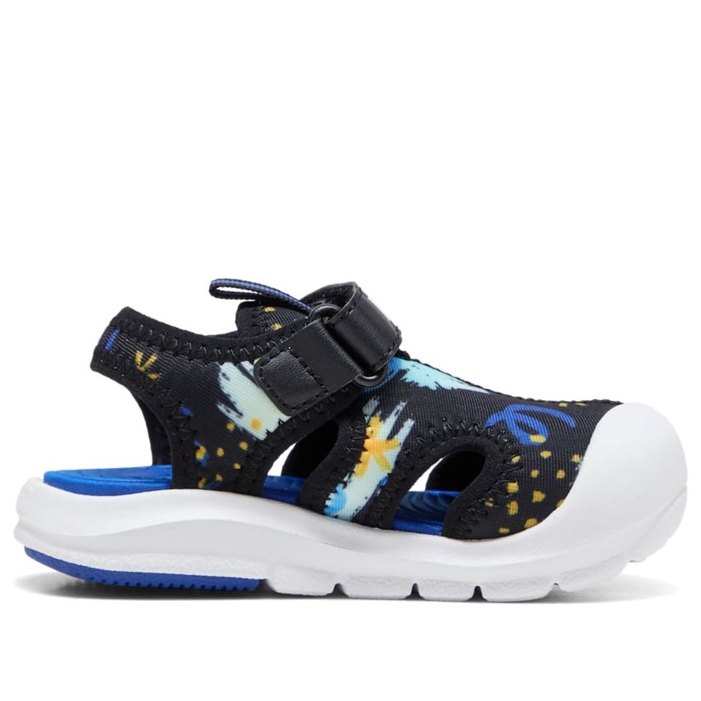 (TD) PUMA Fun Racer Sandals 'Black-Vivid Blue' 401695-01