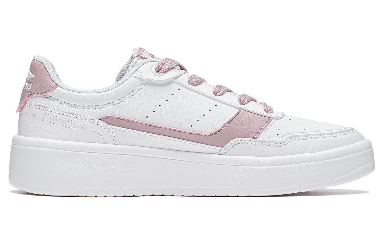 (WMNS) Li-Ning Qingyi Skate Shoes 'White Pink' AGCT402-3