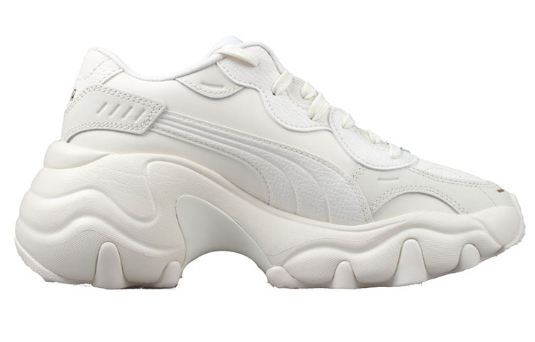 (WMNS) PUMA Pulsar Wedge 'White Pink' 392709-01
