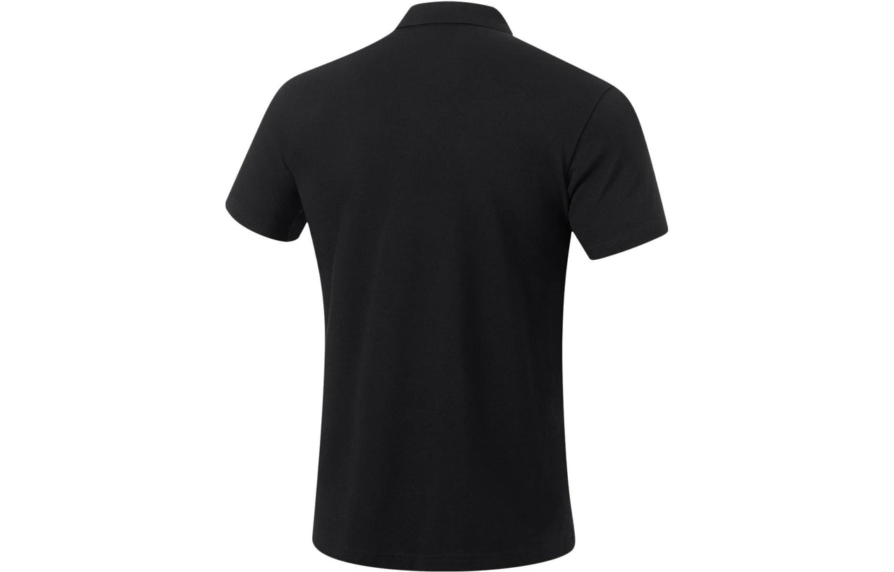 Li-Ning Logo Training Polo Shirt 'Black' APLT029-1