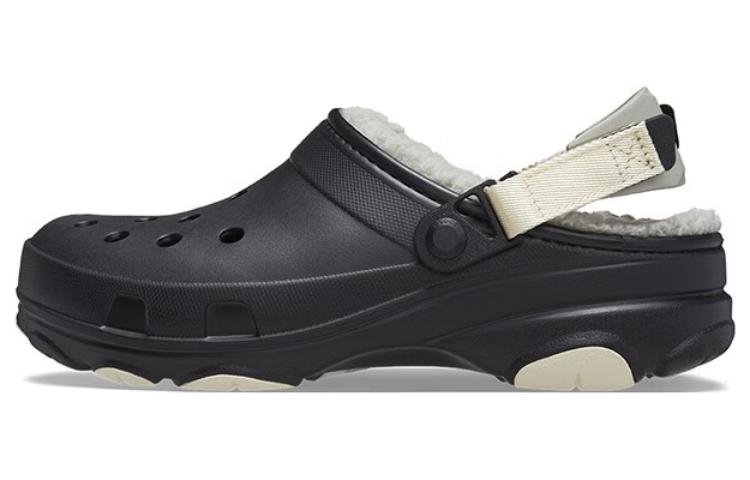 Crocs All Terrain Lined Clog 'Black White' 207936-001