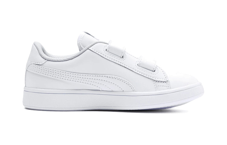 (PS) PUMA Smash v2 Leather 'Triple White' 365173-02