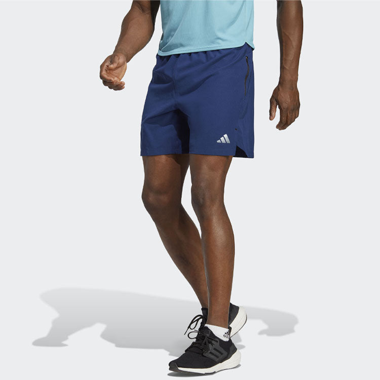 adidas Workout Knurling Shorts 'Blue' IC2100
