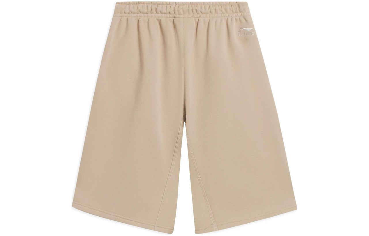 Li-Ning Counterflow Triple Logo Shorts 'Khaki' AKSS841-4