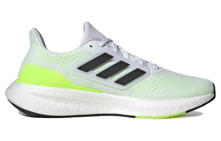 adidas PureBoost 23 Shoes 'Cloud White Black Lucid Lemon' IF2379