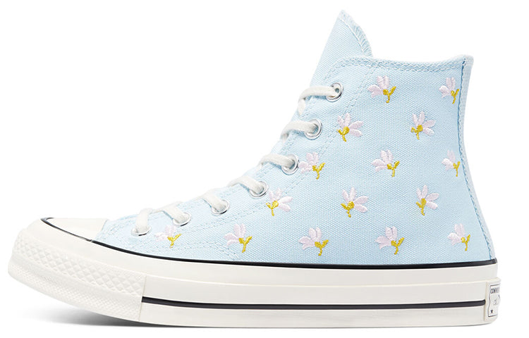 (WMNS) Converse Chuck 70 High 'Embroidered Floral Print - Chambray Blue' 570917C
