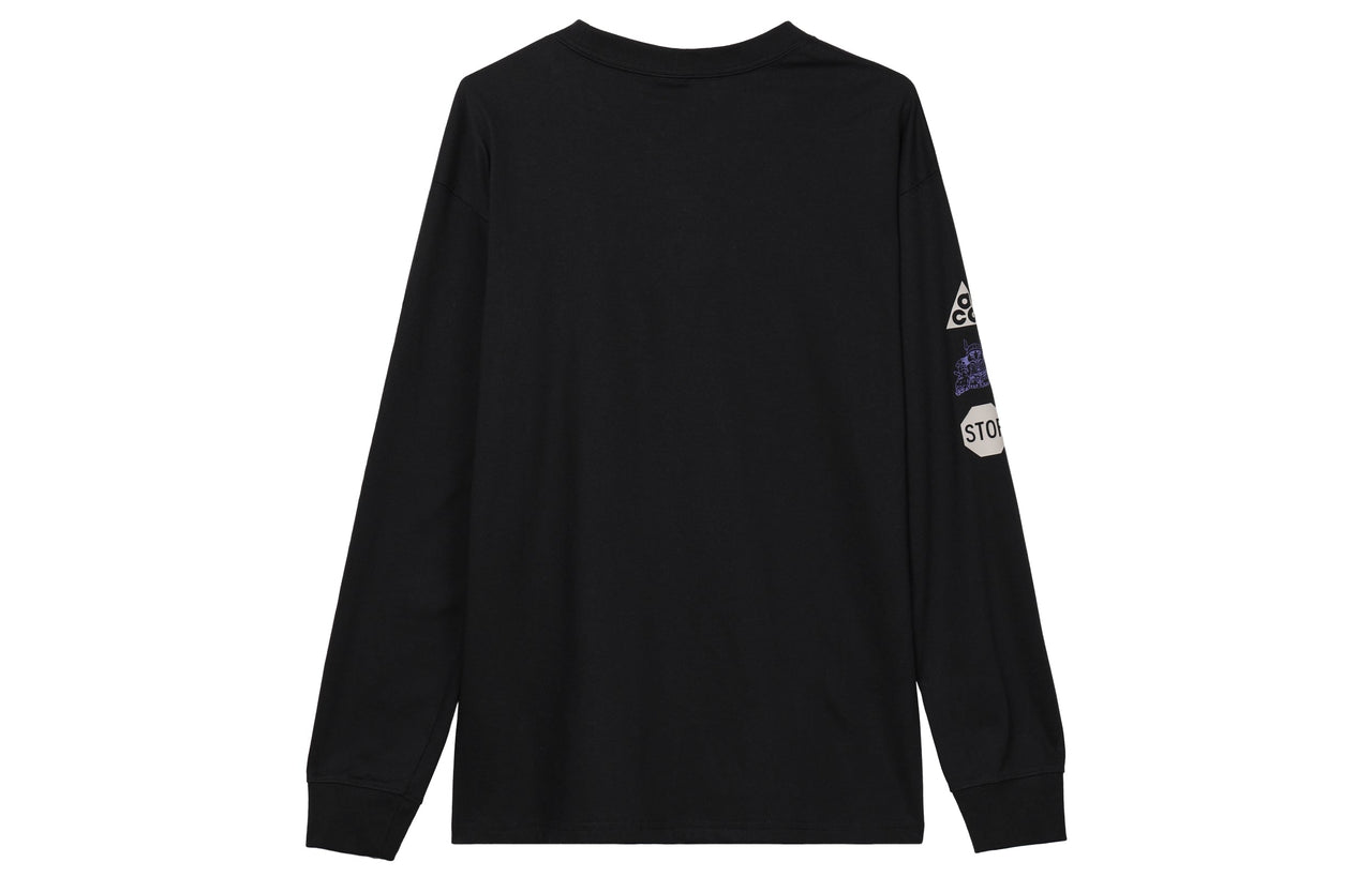 Nike ACG Long Sleeve T-Shirt Asia Sizing 'Black' FQ3730-010