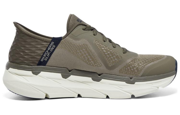 Skechers Max Cushioning Premier Shoes 'Tan Olive Green' 220313-TPE