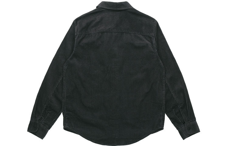Men's Converse Sports Cargo corduroy Shirt Jacket Black 10019954-A01