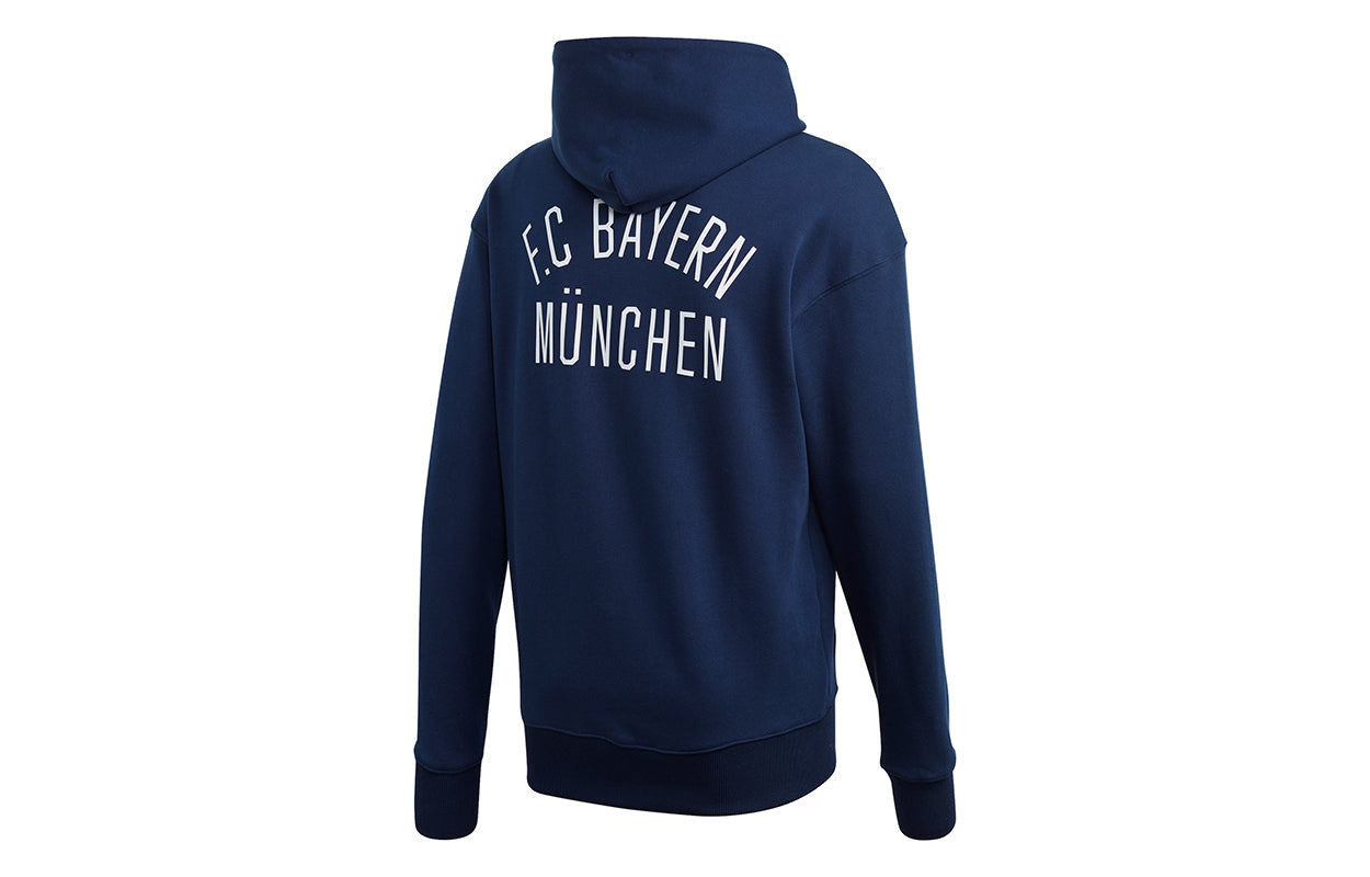 adidas FCB SSP Bayern Munich Soccer/Football Sports Pullover Navy Blue FR3986