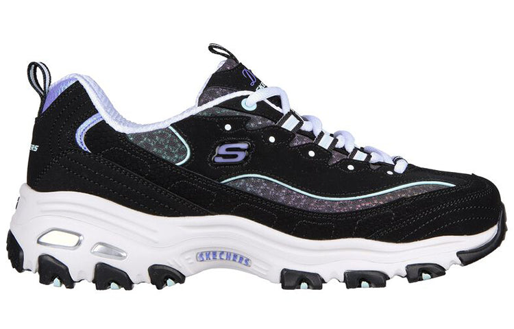 (WMNS) Skechers D'LITES Glowing Path 'Black' 149268-BKMT