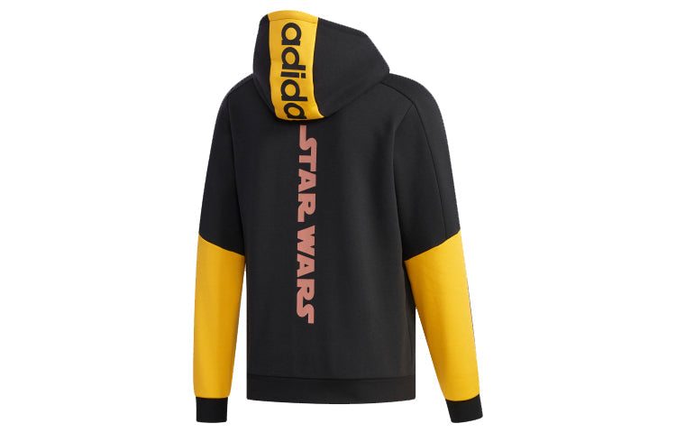 adidas neo M Sw Hd Star War Logo Fleece Lined Sports Pullover Black EI4543