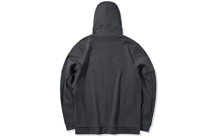 Li-Ning Logo Cardigan Jacket 'Dark Grey' AWDQ063-2