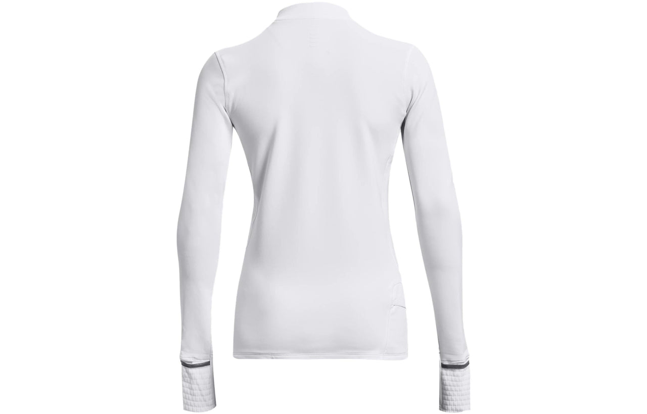(WMNS) Under Armour Qualifier Cold Long Sleeve T-shirt 'White' 1379343-100