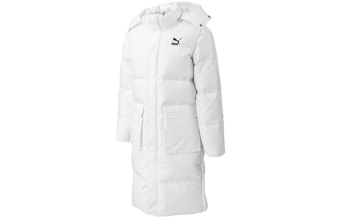 PUMA Teamliga Long Down Coat 'White' 539572-02