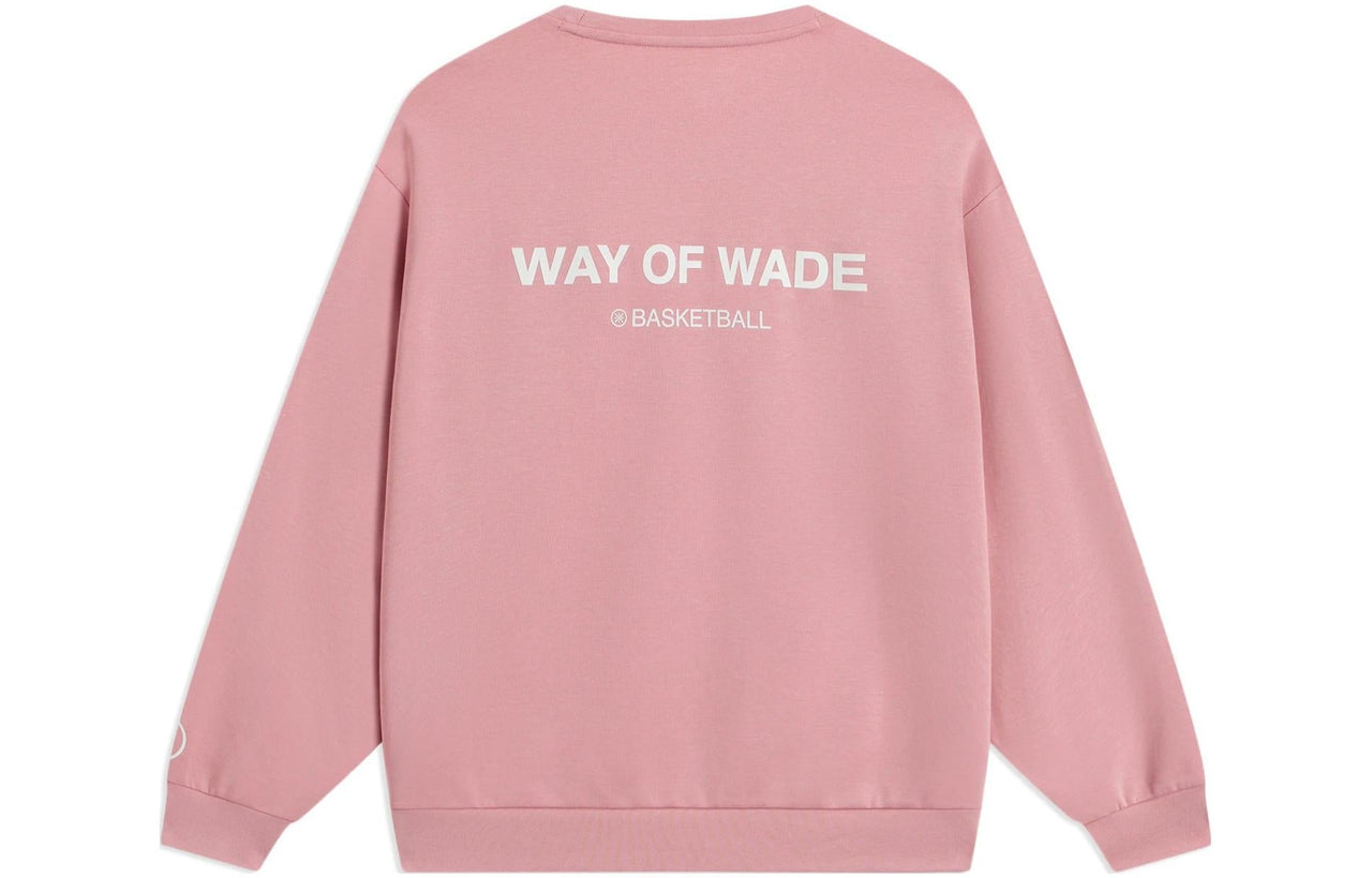 Li-Ning Way Of Wade Basketball Graphic Sweatshirt 'Pink' AWDS813-5