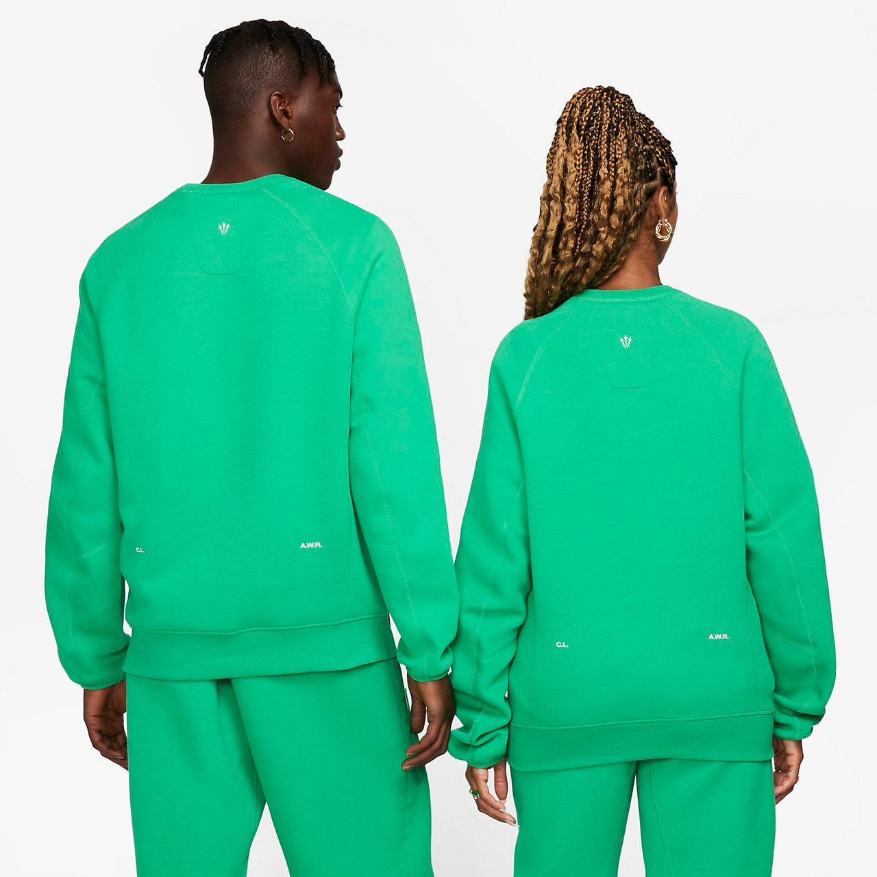 Nike x NOCTA Drake Tech Fleece Crew Sweatshirt 'Stadium Green' FD8457-324