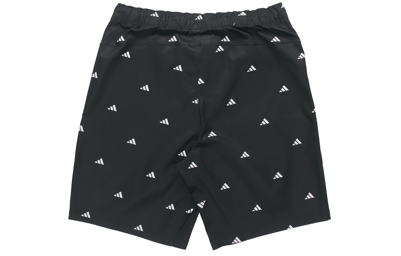 adidas M Short Gen Aop Logo Printing Sports Shorts Black GJ5107
