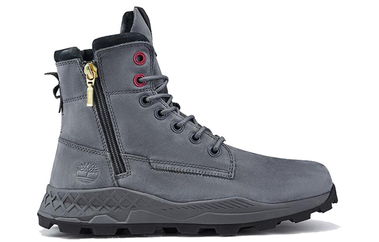 Timberland Brooklyn Side Zip Boots 'Medium Grey Nubuck' A41AW