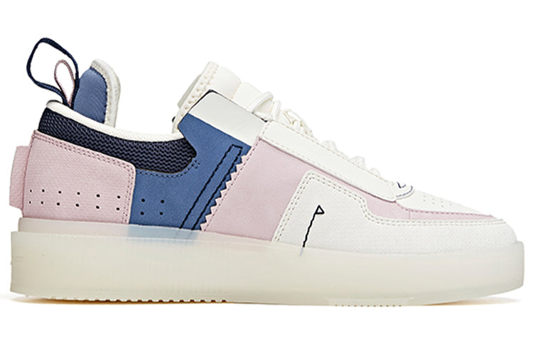 (WMNS) ANTA Skateboarding Series Sneakers 'White Pink Blue' 922048020-4