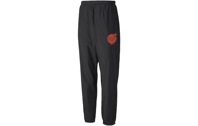 PUMA x The Hundreds Track Pants 'Black Red' 596748-01
